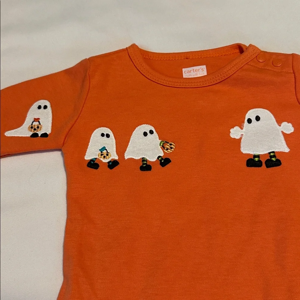 Carter's Orange Ghost Bodysuit